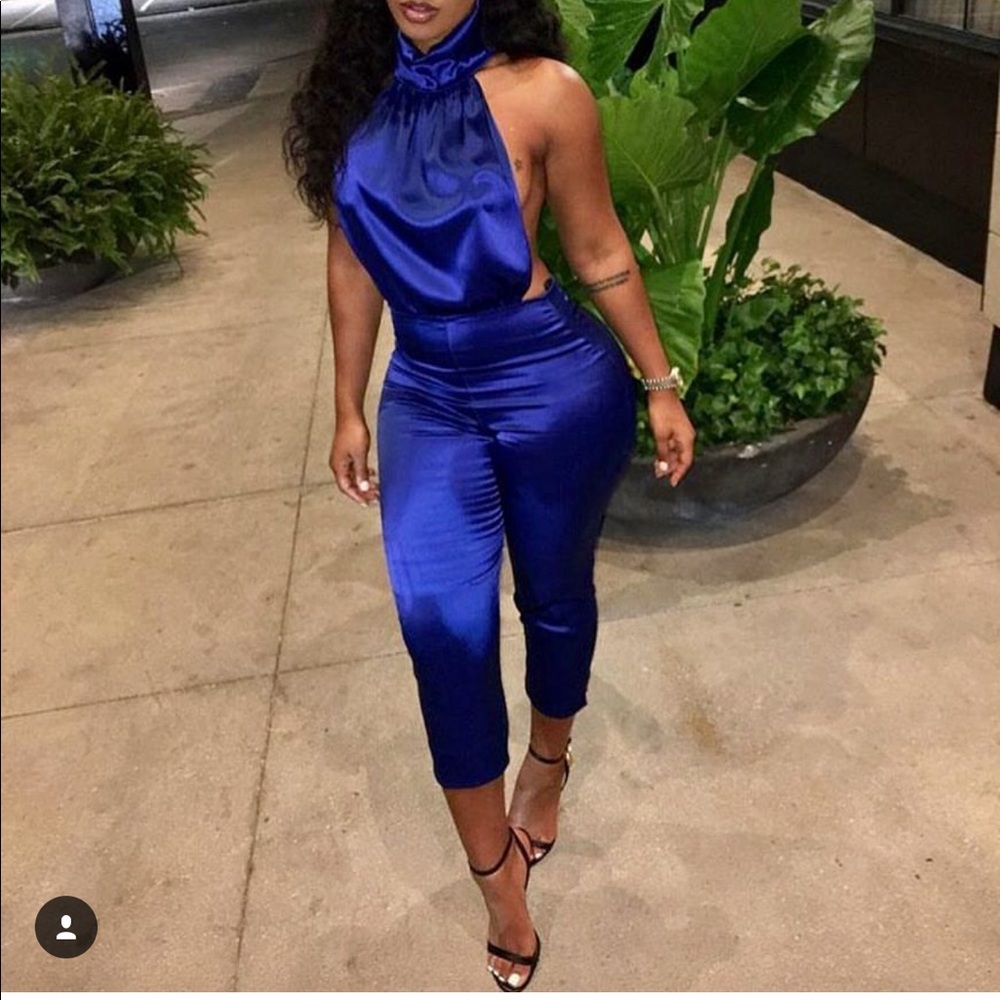 Backless jumpsuit